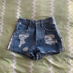 LF Carmar High Waisted Shorts with Metal Rings